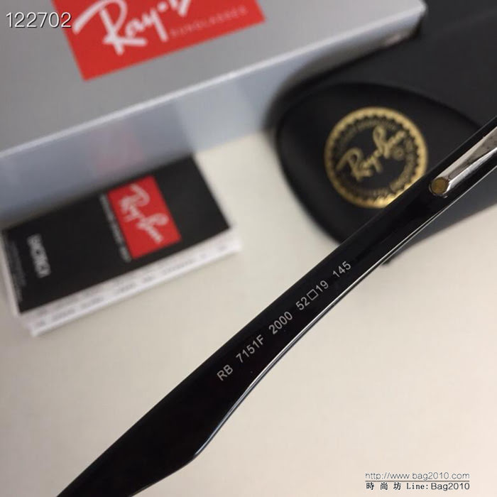 RAYBAN雷朋 眼鏡框 RB7151F 個性新款大框 六邊形板材 商務休閒近視鏡  lly1200